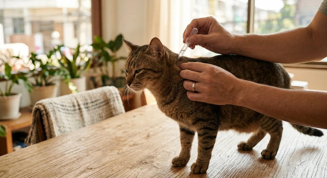 Deworming cats and preventing fleas and ticks